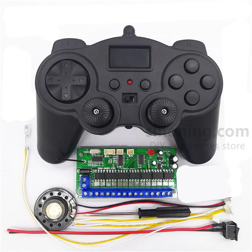 

16 channel 2.4GHZ remote control receiver scientific DIY toy car robot excavator 12V remote control set