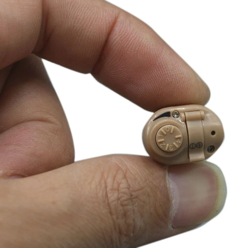 

K-82 Hearing Aid Mini Invisible in Ear Digital Adjustable Sound Enhancement Earplugs Sound Amplifier