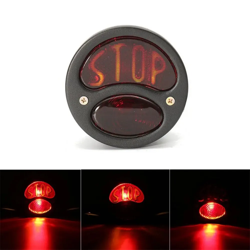 

Vintage Tail Brake Stop Light For Car 1 PCS 12 Volt System Chrome/Black