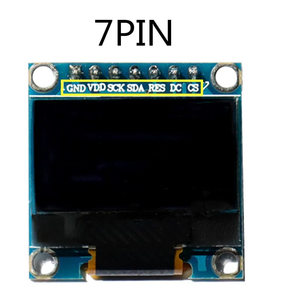 OLED дисплей 0 96 дюйма ЖК экран 12864 SSD1306 модуль дисплея IIC SPI HD выделение овальной
