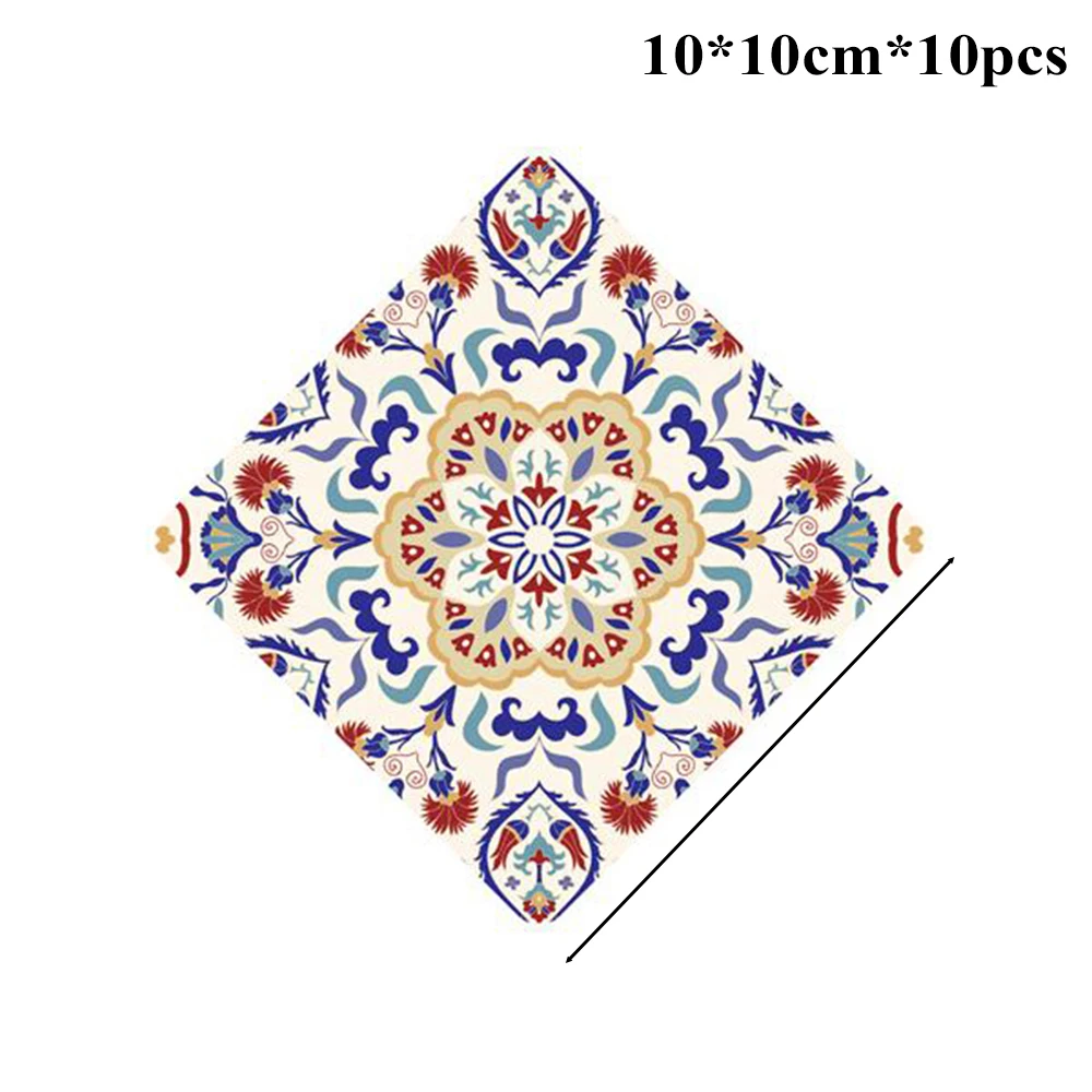 10*10 см * 10 шт. 3D напольная плитка диагональная Настенная Наклейка для гостиной