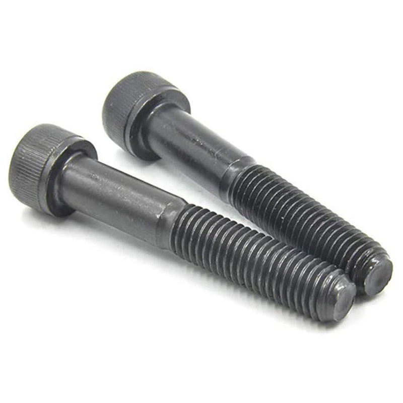 25 шт. M5x45mm 0 8 мм винтовой шаг резьбы ISO 4762 шестигранный диск класса 12 9 черный оксид