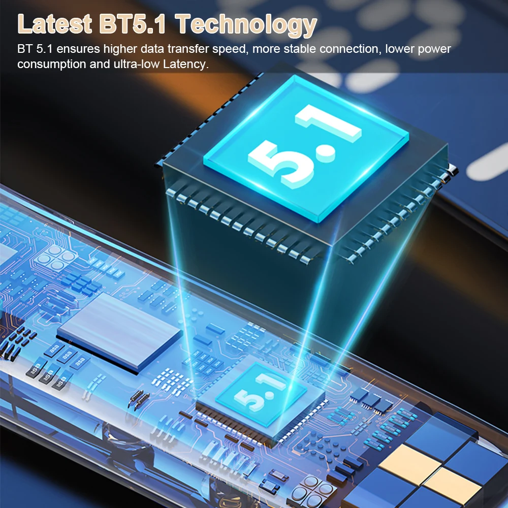 TWS наушники Lenovo QT81 с поддержкой Bluetooth 5 1 и сенсорным управлением 1200 мА · ч|Наушники