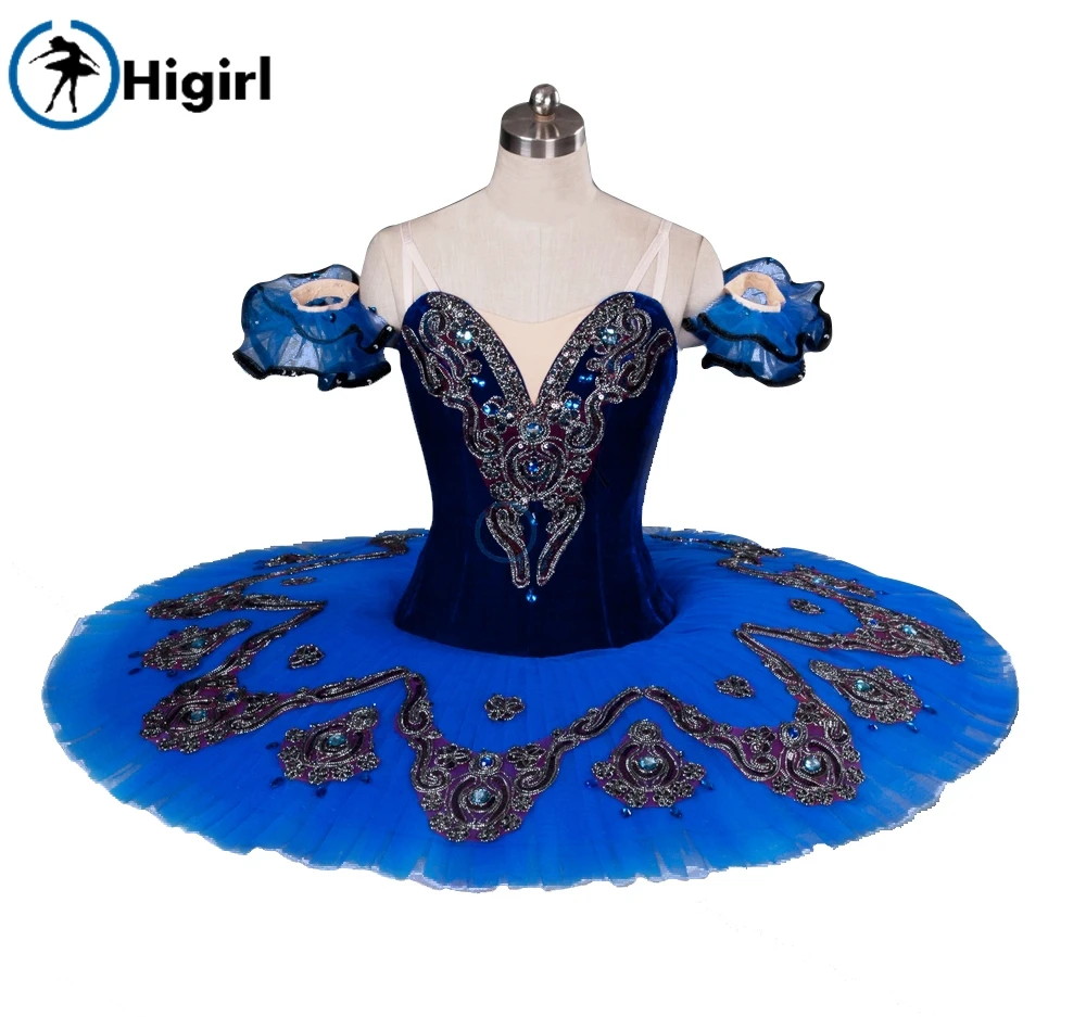 Детская балетная пачка blue bird профессиональная голубая BT8992A|ballet tutu blue|ballet tutunutcracker