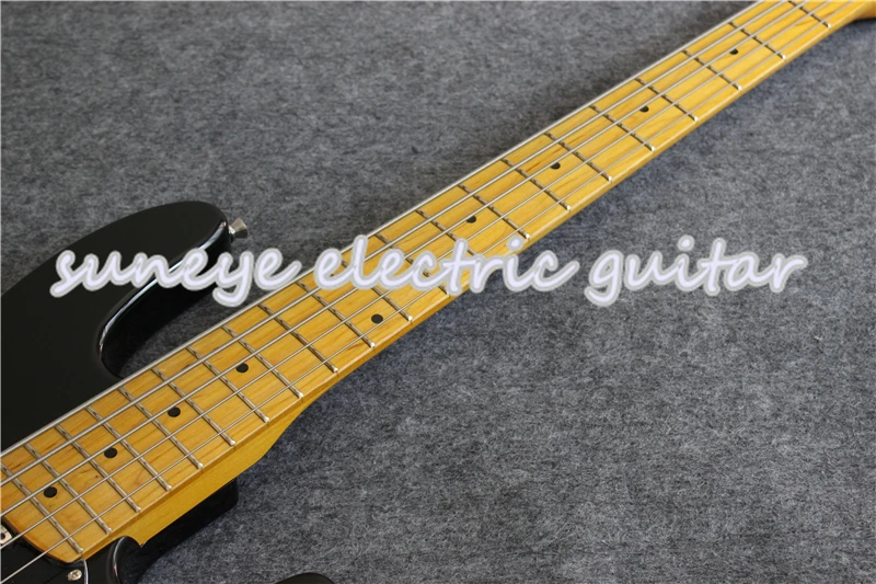 

Hot Sale Black Glossy Finish Electric Bass Guitar Musicman Sting Ray Bass Guitar 5 String Guitar Bass Electric For Sale