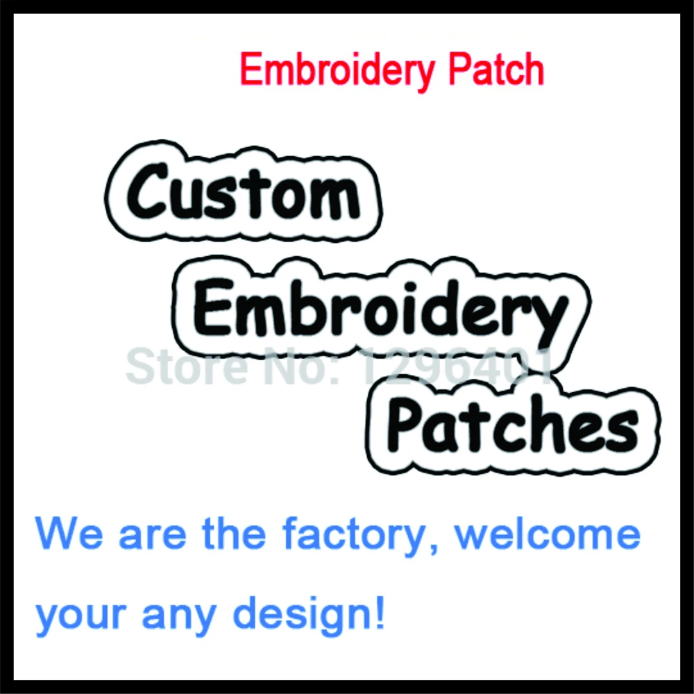 

Custom small sequin embroidery patches