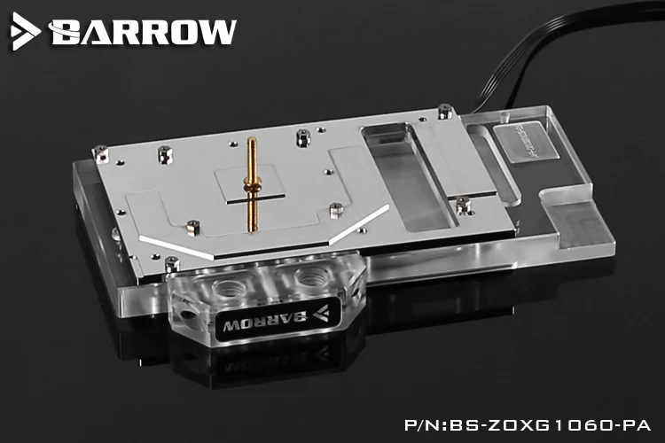 Barrow ZOTAC GTX1060 GPU водяной блок Aurora Graphis карта с полным покрытием|Кулеры и системы
