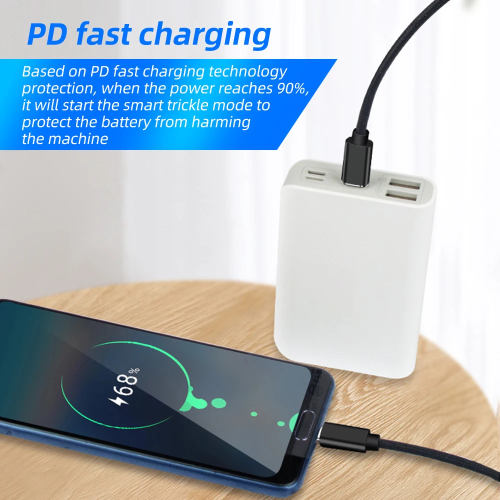 FONKEN Usb Тип C кабель Зарядное устройство кабеля с разъемами типа c и Usbc зарядки для