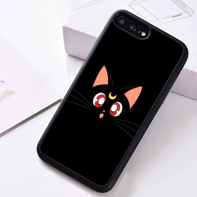 

Sailor moon cat Phone Case Rubber for iPhone 11 pro XS MAX 8 7 6 6S Plus X 5S SE 2020 XR case