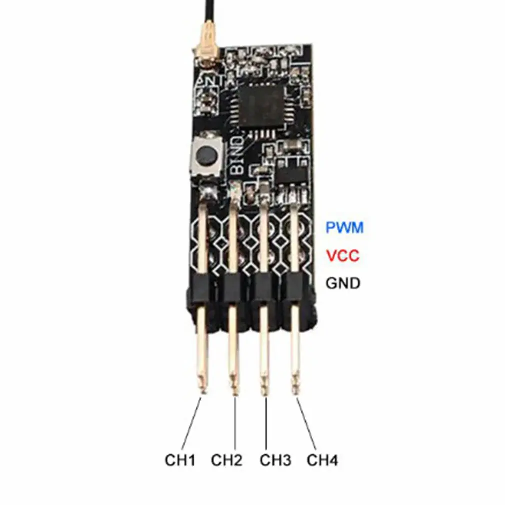 

D8 Receiver 4CH For DHT DFT DJT XJT X9D Plus X9E Transmitter Protocol Mini Redundancy Receiver Accessories Parts