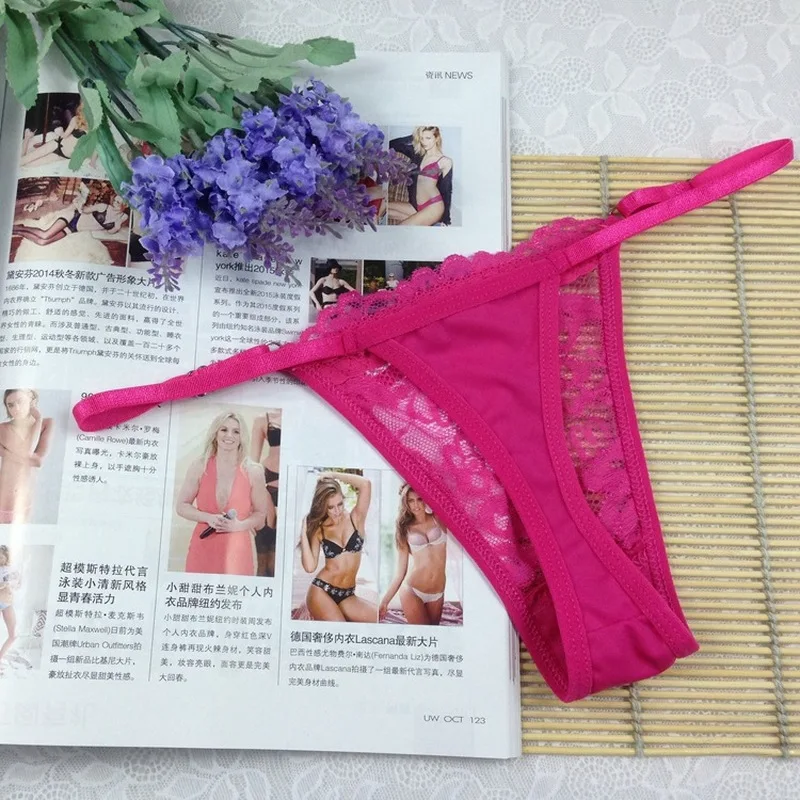 Новые женские сексуальные кружевные трусики нижнее белье простые микро мини