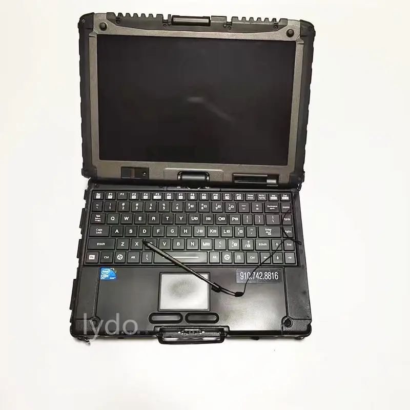 2021 Горячий Б/У ноутбук компьютер Getac V200 i7 CPU 4G RAM с сенсорным экраном ПК-планшет с ручкой для программного обеспечения по ремонту автомобилей Диагностического инструмента.