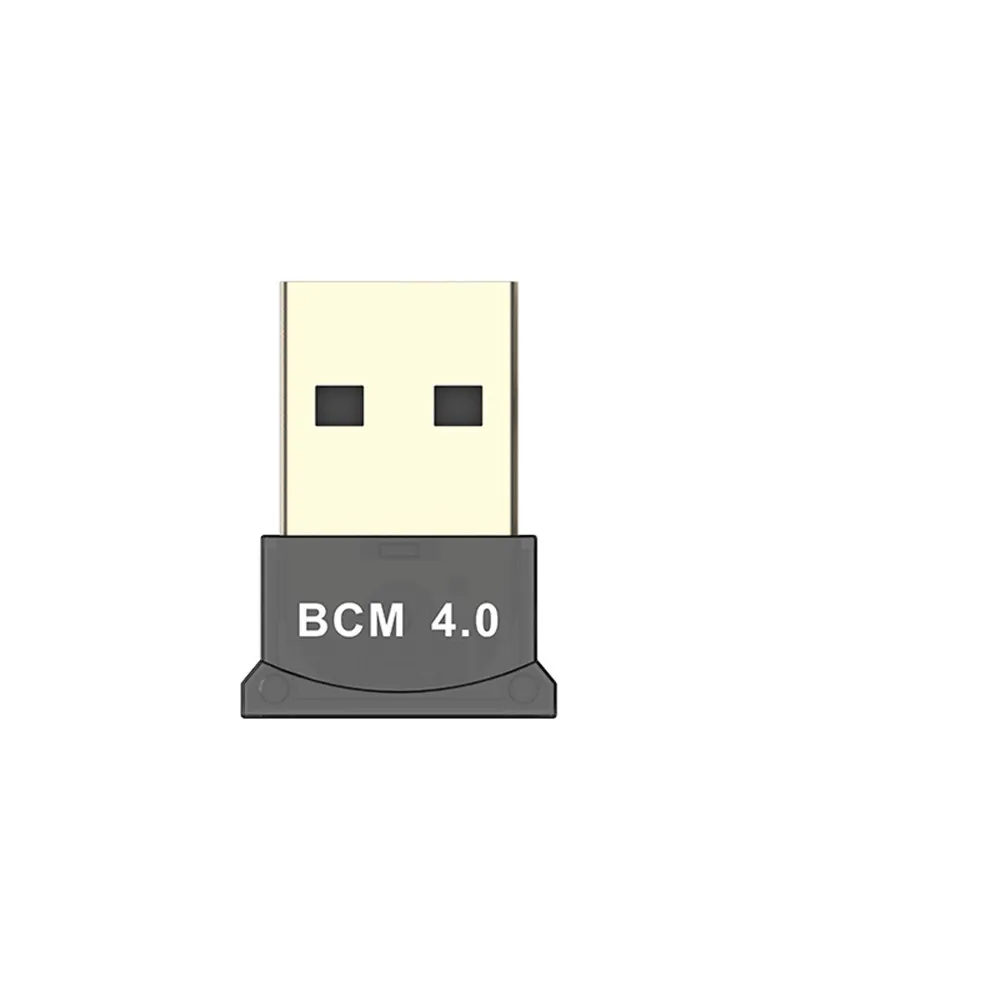 Black KebiduUSB Bluetooth V4.0 Ключ адаптер BCM 20705 мини беспроводной аудио адаптер Aux приемник для ПК динамик музыкальный передатчик - Цвет: Black