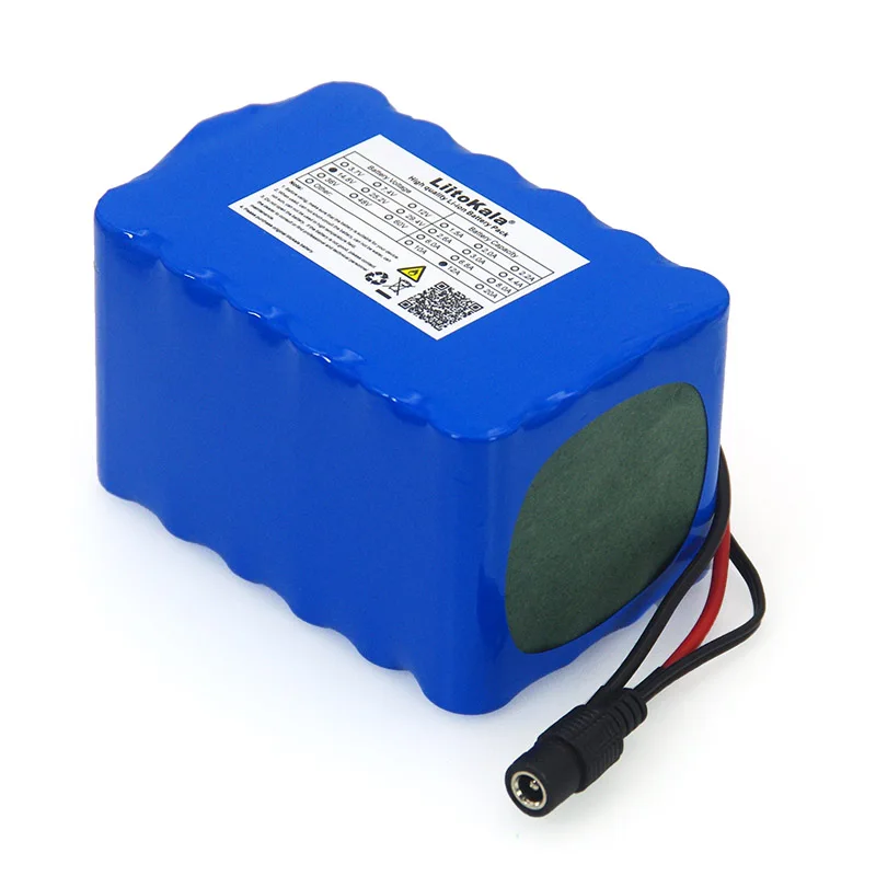 Liitokala 14,8 V 12Ah 4s6p 18650 li-iom батарейный блок для ночной рыбалки, обогреватель для Шахтерских усилителей, батареи с BMS