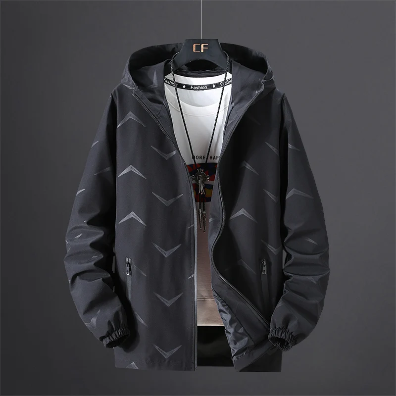 2020 New men jacket hooded Jackets Plus Size 10XL 9XL 8XL 7XL Windbreaker Casual Coat for Male Outerwear Streetwear | Мужская одежда