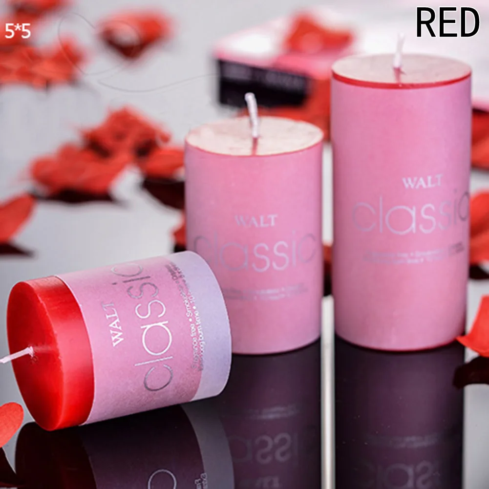 1 шт. ароматические свечи подсвечники подарки свадебные колонны воск бездымные