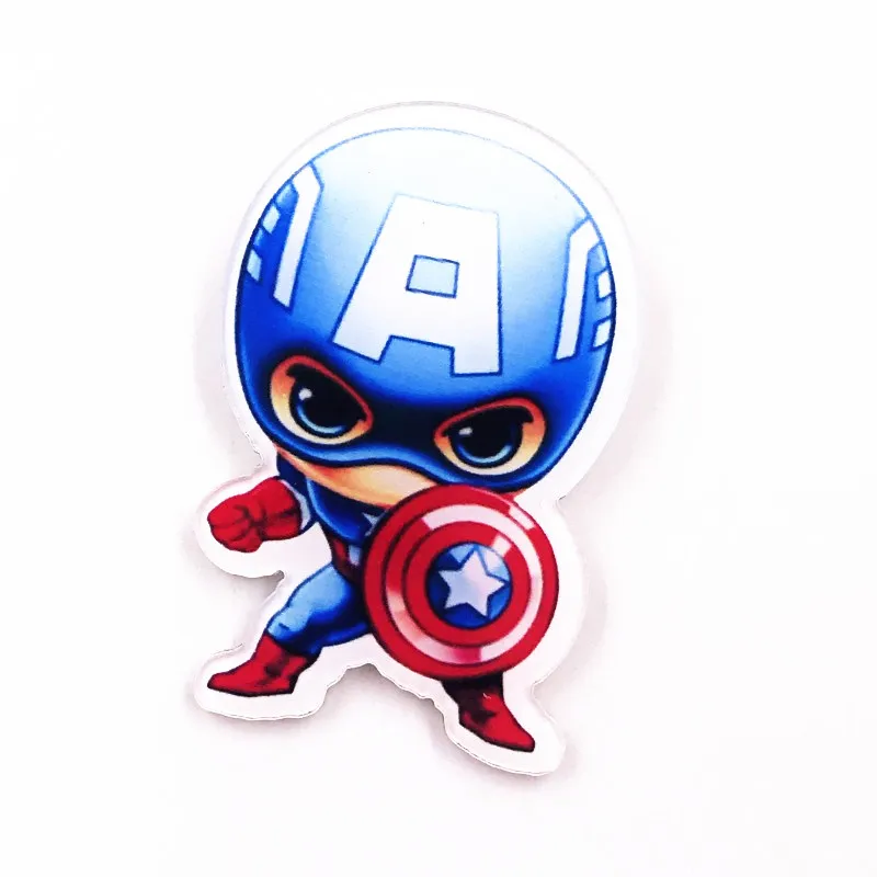 1 шт. с изображением Капитана Америки горячие продажи брошь пальто аксессуары