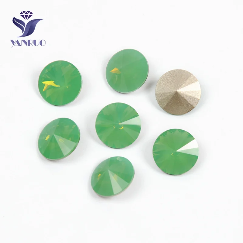 Pacific Opal Yanruo 1122 стакан Rivoli пришить хрустальные бусины элементы оптом золотые стразы с Стразы остроконечной формы для камнями и стразами - Цвет: Pacific Opal