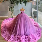 Милое пышное платье для выпускного вечера 2021 Дубай дизайн бальное платье для свадьбы Вечерние платья Тюль Многоярусное вечернее платье для вечеринки