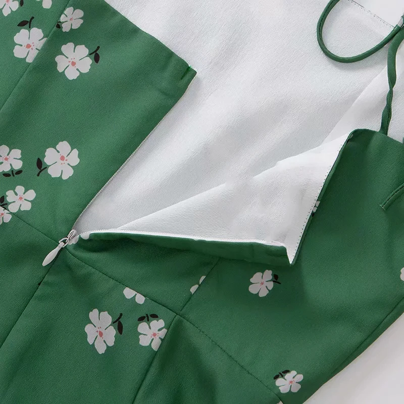 Женское винтажное платье в горошек элегантное пляжное вечернее синего цвета