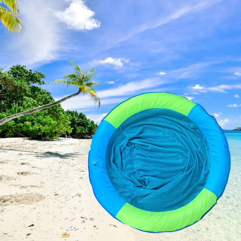 Summer Beach Inflatable Water Hammock Floating Bed Lounge Chair Drifter Swimming Pool Float for Adult | Спорт и развлечения