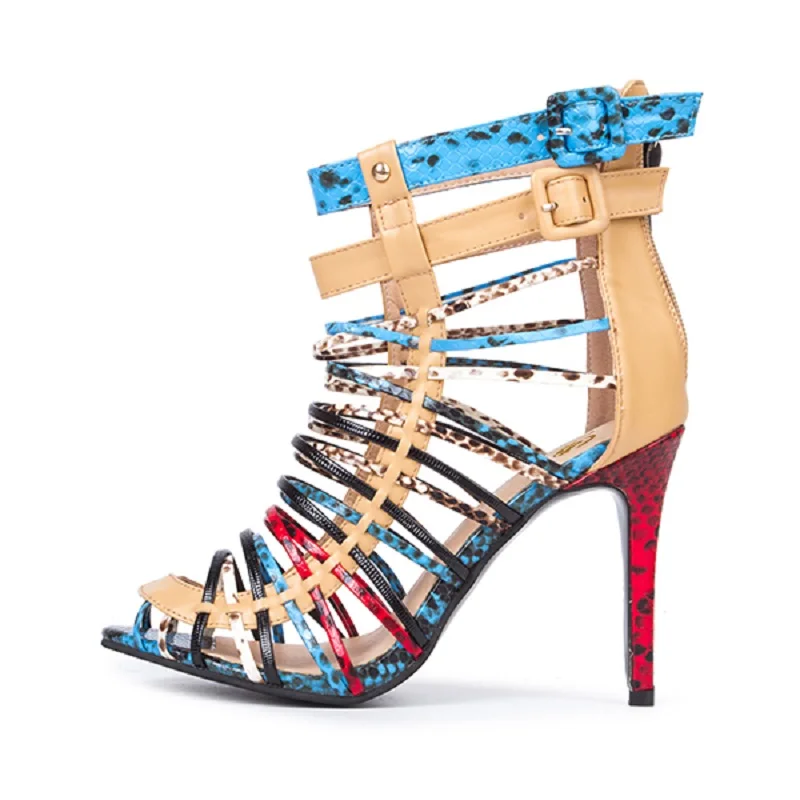 Оригинальные Великолепные женские босоножки высококачественные туфли с