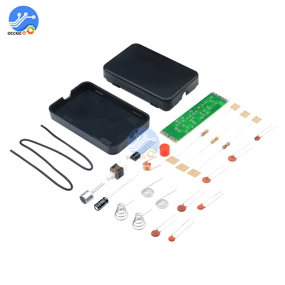 FM Frequency Module 70-110MHz 1.5V Wireless Microphone Transmitter Board Parts Kits with Shell Case | Электроника
