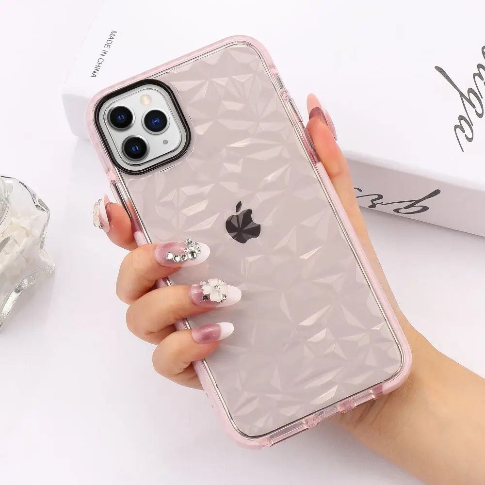 Прозрачный тонкий ударопрочный чехол LAPOPNUT для Iphone SE 2020 11 Pro Xs Max Xr X 7 8 Plus 6 6s 5 5s