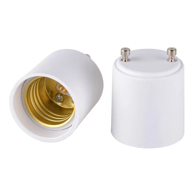

1pcs GU24 To E27 White LED Light Lamp Bulb Adapter High Quality Fireproof Material Holder Socket GU24 To E27 Home Supplies