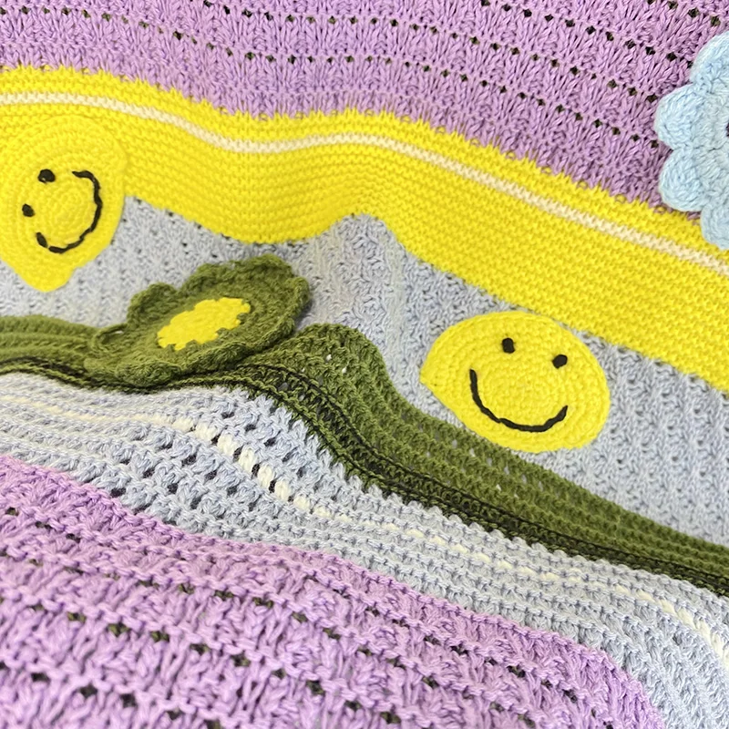 

Fashion Women T-Shirts 2021 Summer Tees Stripes Knit Tops O-Neck Floral Embroidery Hollow out T Shirts Harajuku Casual Korean