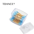 TDANCE прозрачный многофункциональный держатель для ватных палочек коробка портативный органайзер для макияжа Pad Косметический Контейнер Чехол для ювелирных изделий