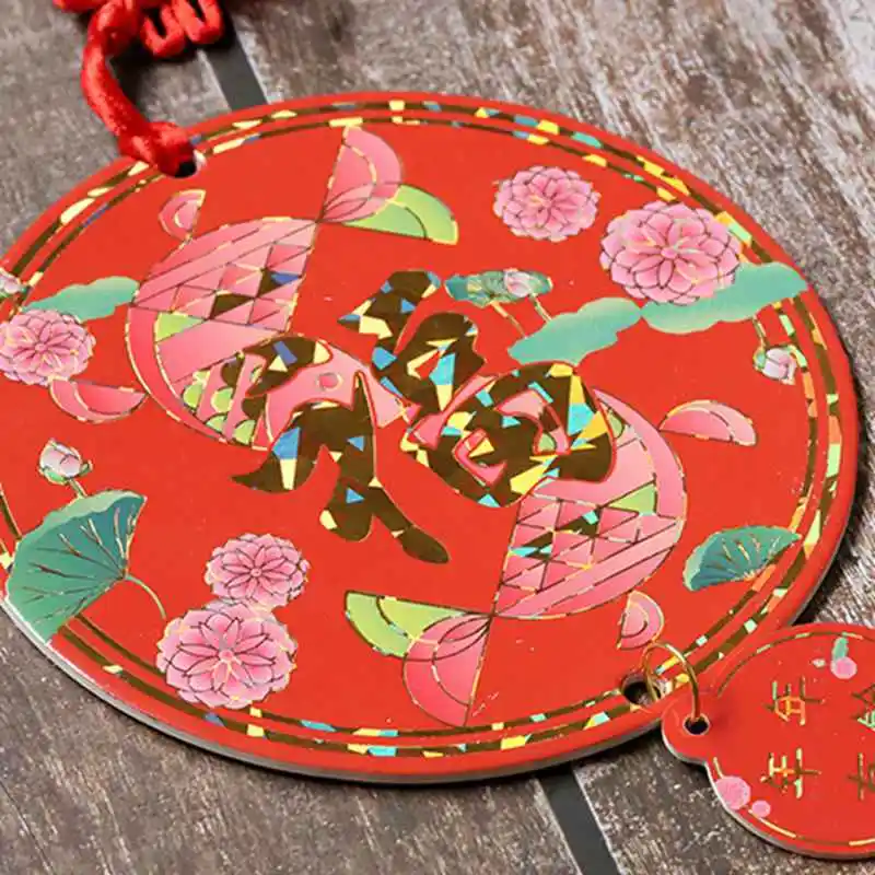 

2021 Chinese Style Cartoon Pendants New Year Living Room Home Ornaments Spring Festival Decorations Pendant popular gifts