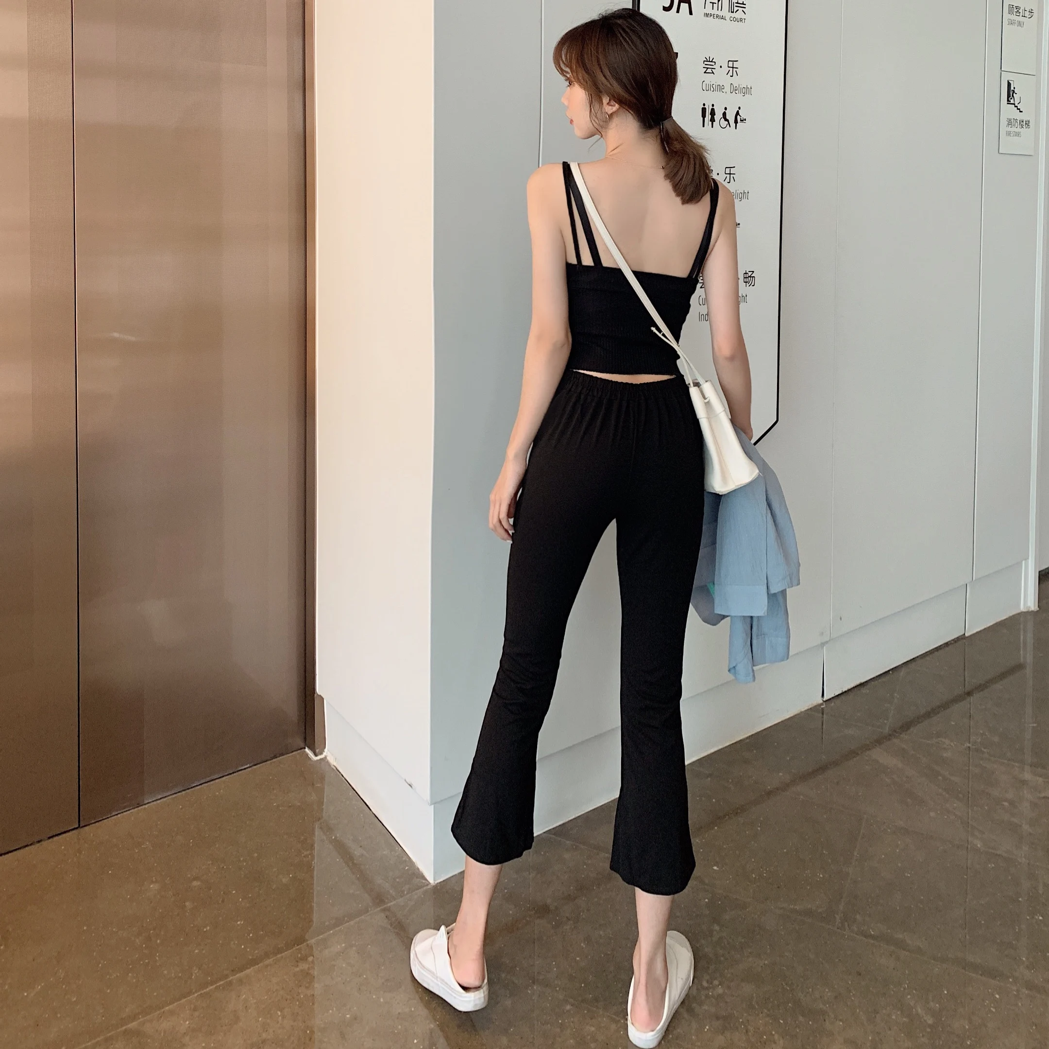 

Vy3476 2020 spring summer autumn new women fashion casual Popular long Pants woman female OL bell bottom pants
