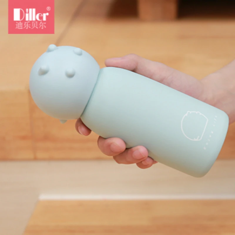 Diller милая посуда для напитков 304 нержавеющая сталь розовое золото термос мужчин