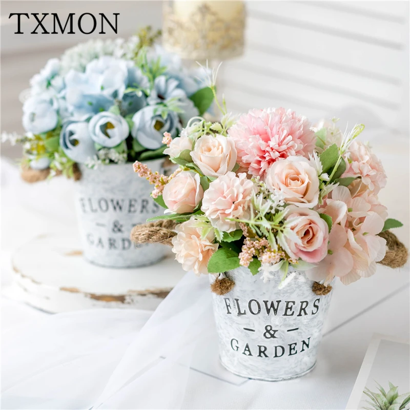 Креативные украшения в скандинавском стиле для гостиной (цветы +