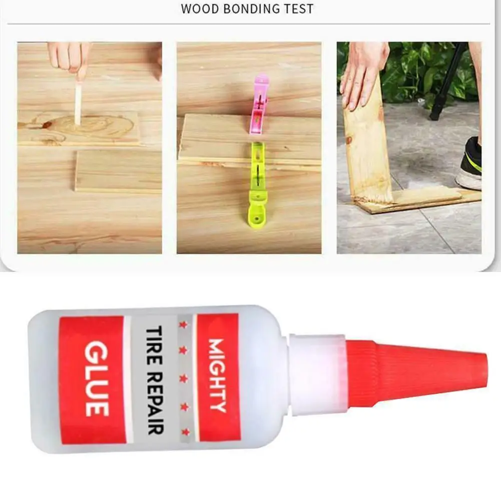 

1pcs Waterproof Mighty Tire Repair Glue Car Bicycle Glue Motorcycle Curing Repair Fast Repair Car Tire Tire Multi-purpose G W4Z2