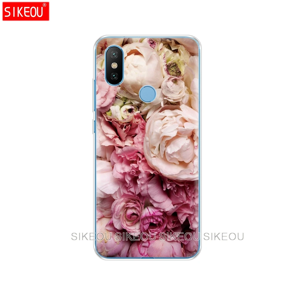 Мягкий силиконовый чехол SIKEOU из ТПУ Для Xiaomi Mix 2 S для Mi милый кролик роза