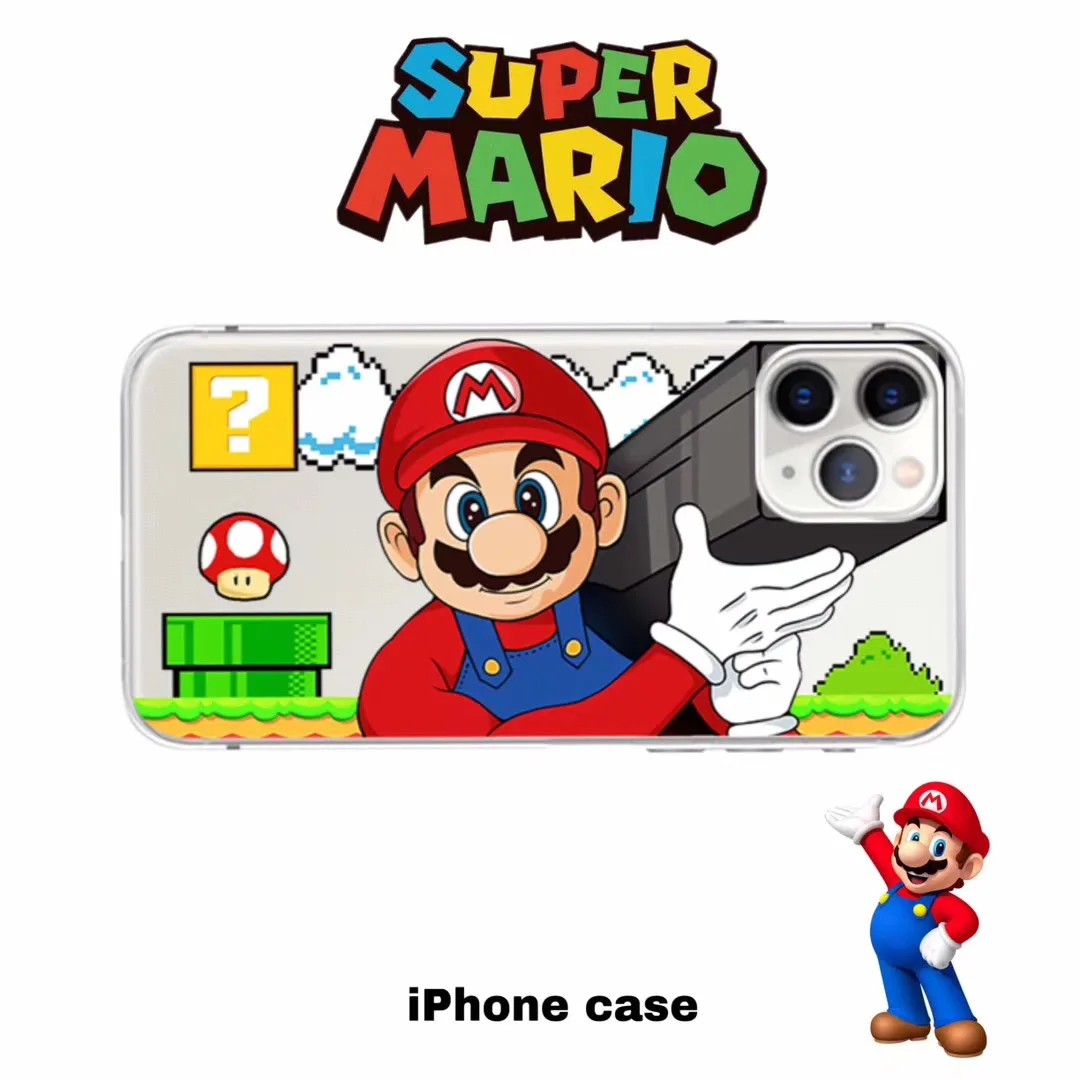 Милый Забавный Классический игровой Супер Марио чехол для телефона iPhone 11 11Pro MAX X XS