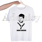 Футболка Gachimuchi мужская с принтом, ретро Топ с потертостями, уличная одежда в стиле Харадзюку, рубашка в стиле хип-хоп