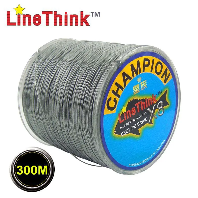 Фото 300 м GHAMPION LineThink марка 8 Strands / 8 ткать лучшее качество мультифиламентные ре плетеная леска рыбалка кос бесплатная доставка №4