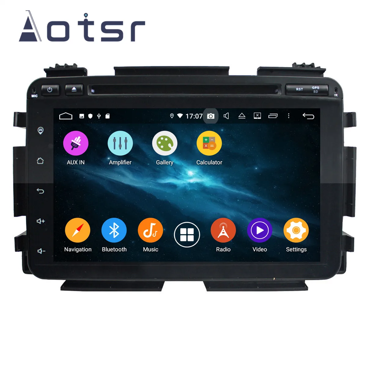 Автомобильный DVD-плеер 8 &quotAndroid 9 DSP IPS GPS навигация для HRV VEZEL 2015-2018 Tape Recorder головное
