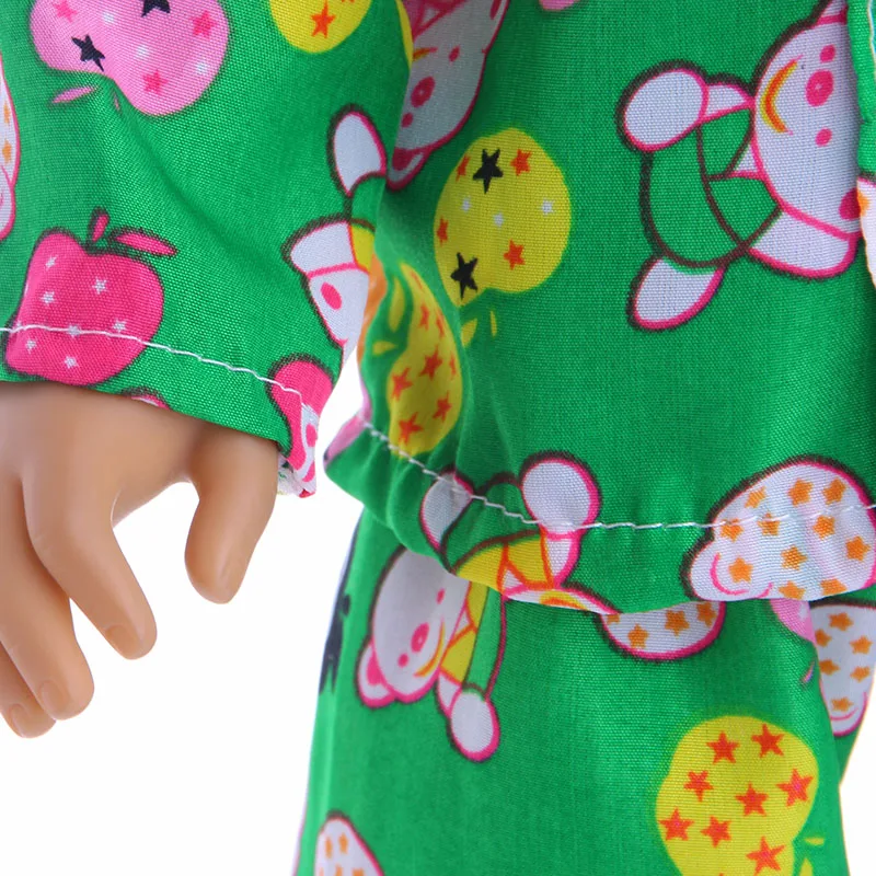 

Animal Polka Dot Pajamas Doll Clothes For 18 Inch America Doll Girl&43 Cm Born Baby Doll,Our Generation Girl's Christmas Gifts