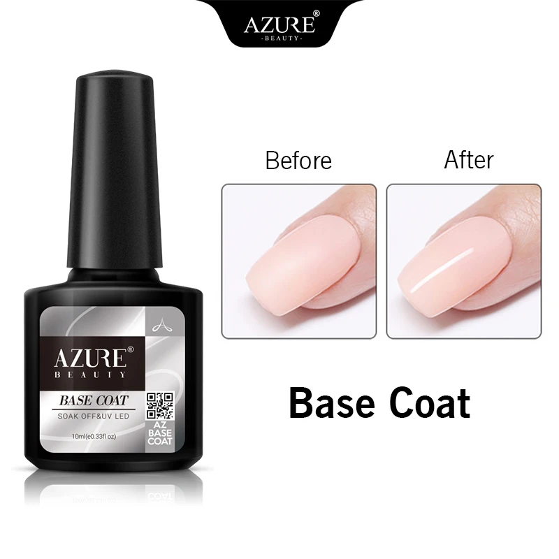 Azure beauty 5 шт./лот не протирать базовое верхнее покрытие замочить от