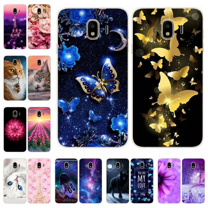 Для samsung Galaxy J4 Чехол Мягкий силиконовый чехол для телефона чехол s для Coque samsung J 4 Plus j 400 415 F Чехлы бамперы Capa