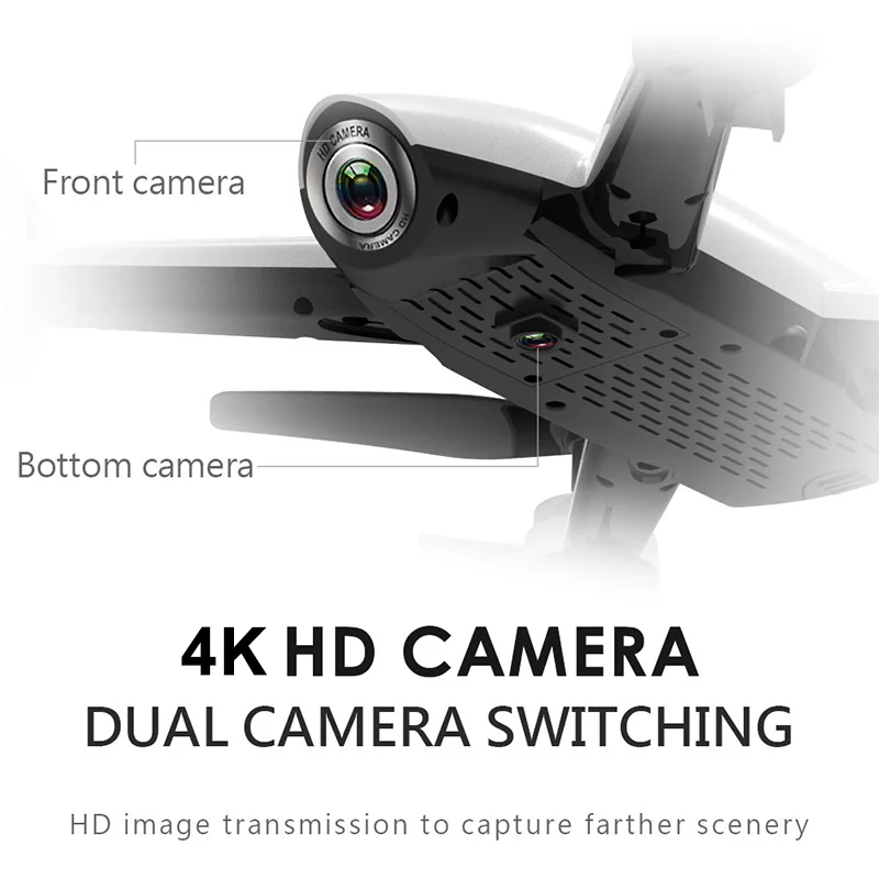 SG106 Радиоуправляемый Дрон оптический поток 4K 1080P HD двойной Camer жесты Фото Видео высота Удержание Wi-Fi FPV селфи игрушечный Квадрокоптер для детей
