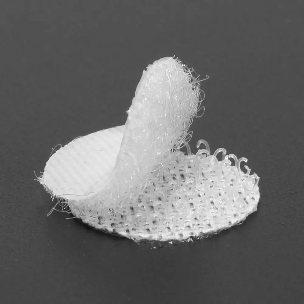 

1000 Pairs Self Adhesive Fastener Tape Dots Sticker Nylon Round Coins Strong Glue White 10/15/20mm