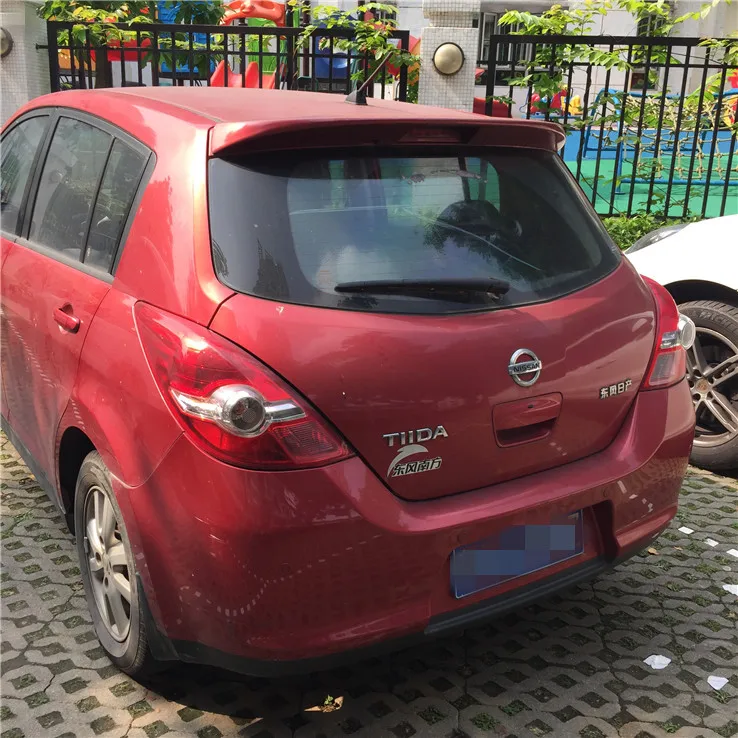 Спойлер для Nissan Tiida высококачественный спойлер из АБС-материала заднего крыла