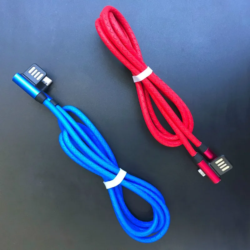 Usb кабель 90 градусов USB c Micro usb Type C для быстрой зарядки L Line зарядное устройство iphone