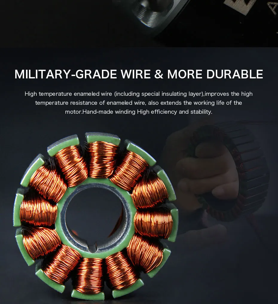 T-MOTOR AT4120 Long Shaft 250kv 500kv 560kv Brushless RC Airplane Electric Motor