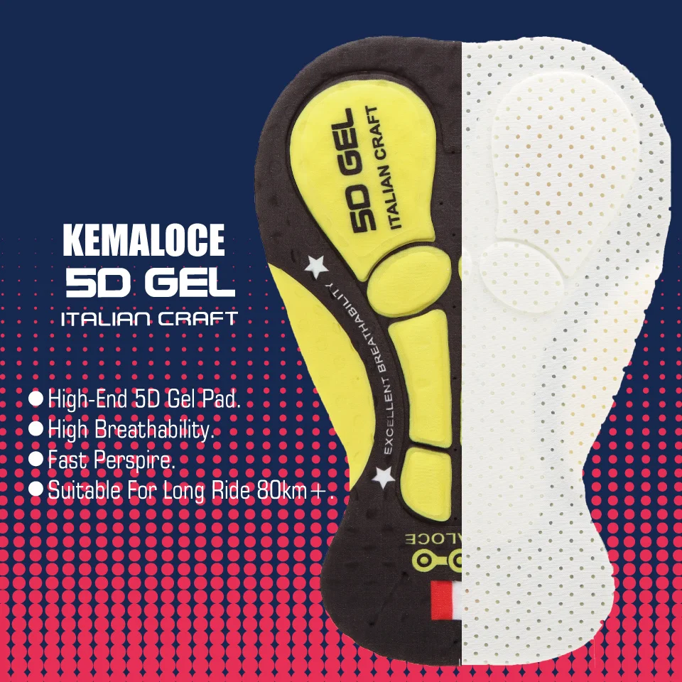 KEMALOCE флуоресценции 2021 недорогая одежда для велоспорта спортивный набор новый